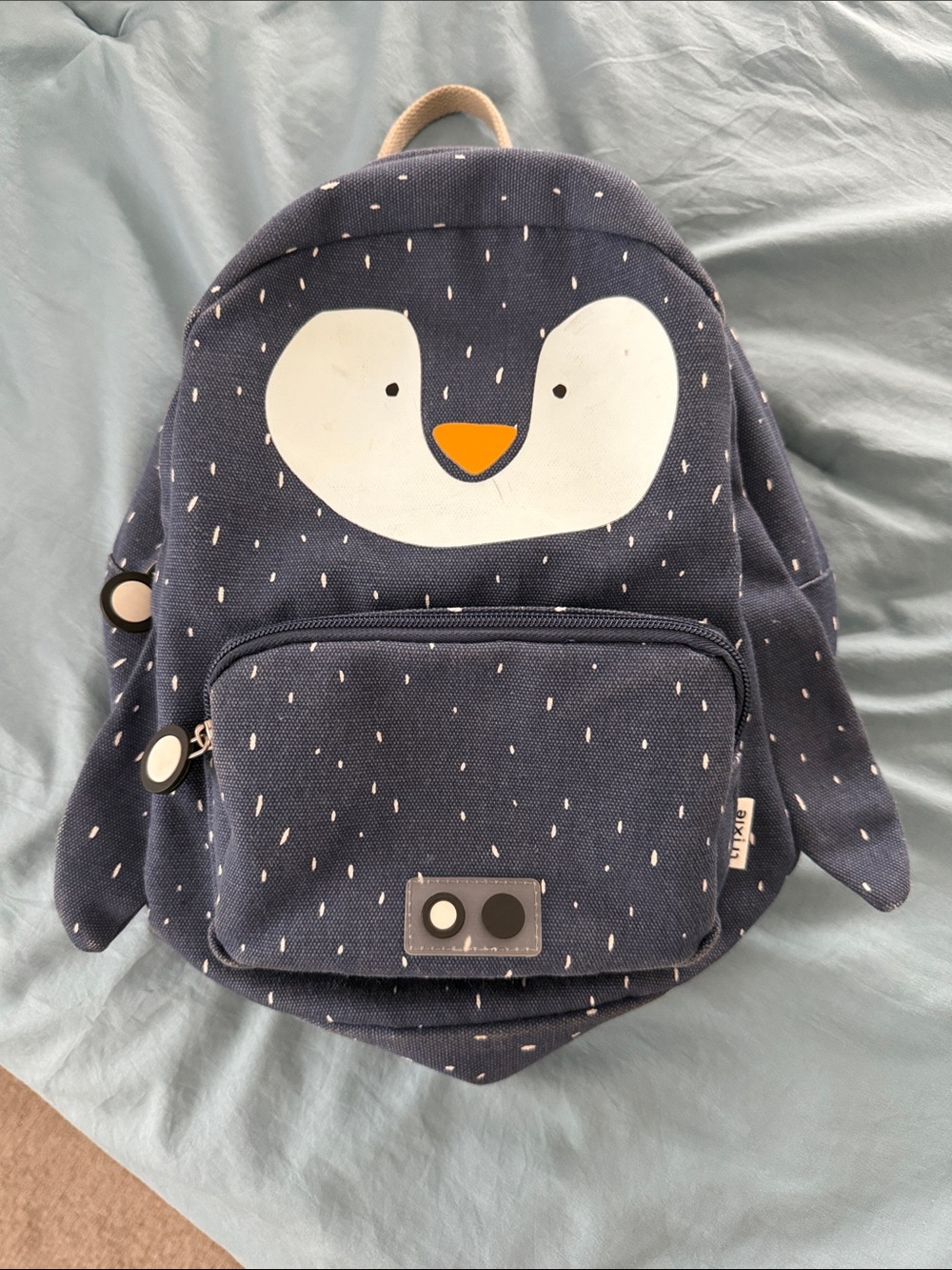 Trixie Kids Penguin Backpack in Navy Blue
